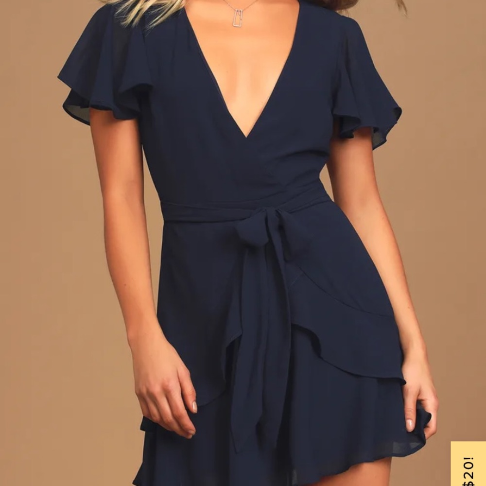 Lulus Navy Mini Dress